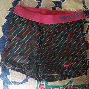 Nike pro spandex shorts